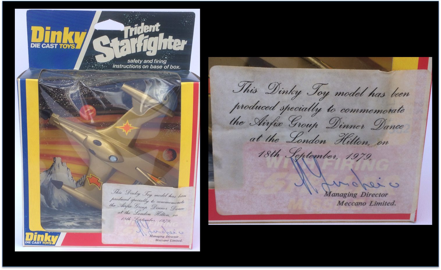 362 Trident Gold Box & Label