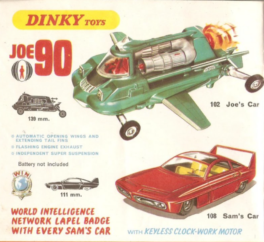 DINKY ディンキー　サムズカー　ビンテージ　当時物 Vectis Auctions | Dinky Toys 108 'Joe 90' Sam's Car DINKY