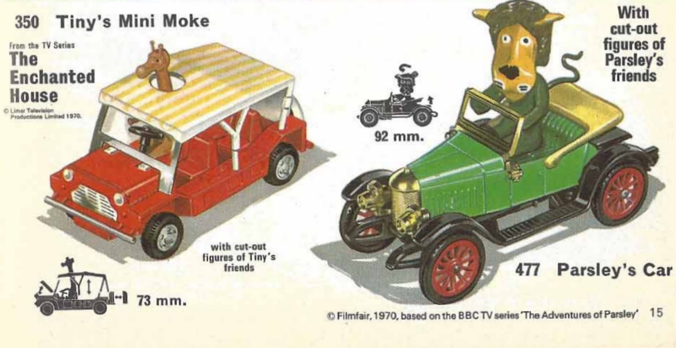350: Tiny's Mini Moke – Dinky Toys: TV Shows, Space and Specials
