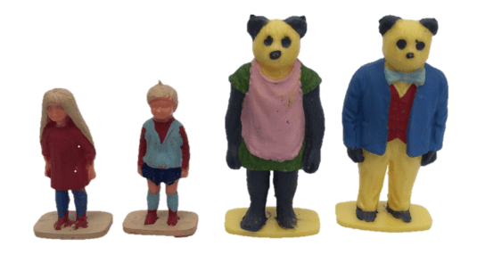 Candy, Andy, Mrs Bearing and Mr Bearanda