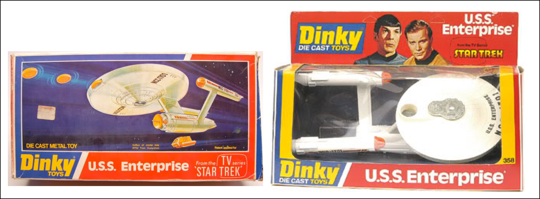358: U.S.S. Enterprise – Dinky Toys: TV Shows, Space and Specials